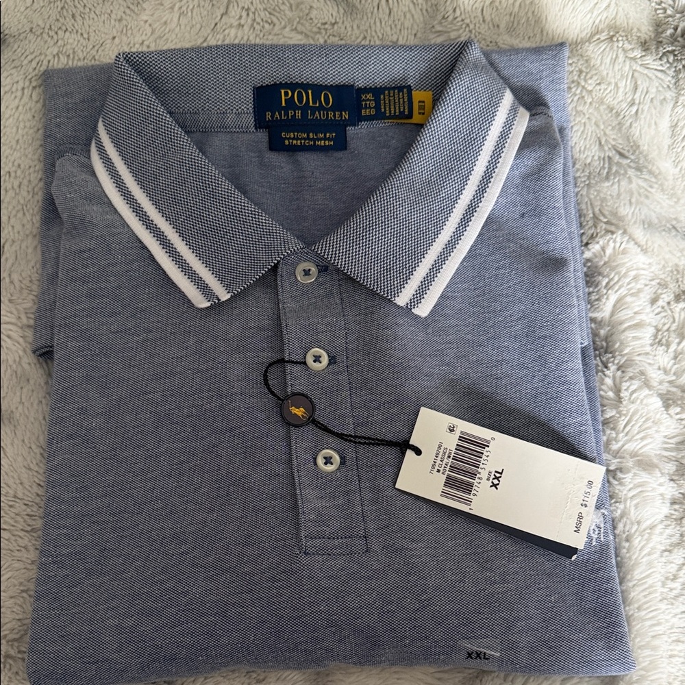 Polo by Ralph Lauren Heather Blue Polo Shirt